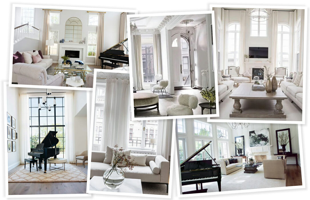 All white living room decor inspiration