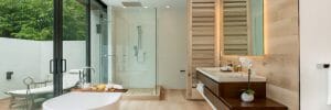 Bathroom decorating ideas on a budget by Decorilla designer Taize M