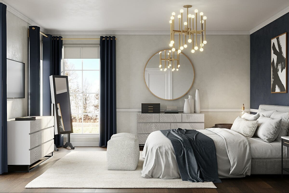 Bedroom by online interior decorator Selma Arapcic