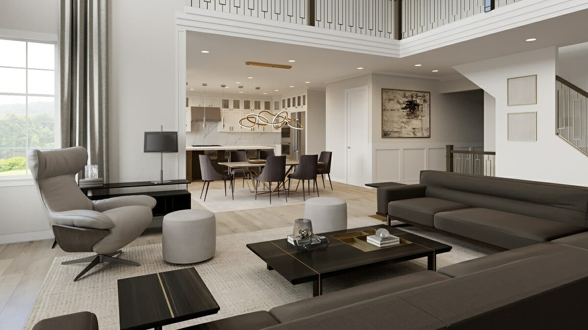 Contemporary lounge by online interior designer Selma Arapcic