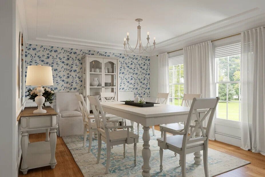 french inspired dining rooms