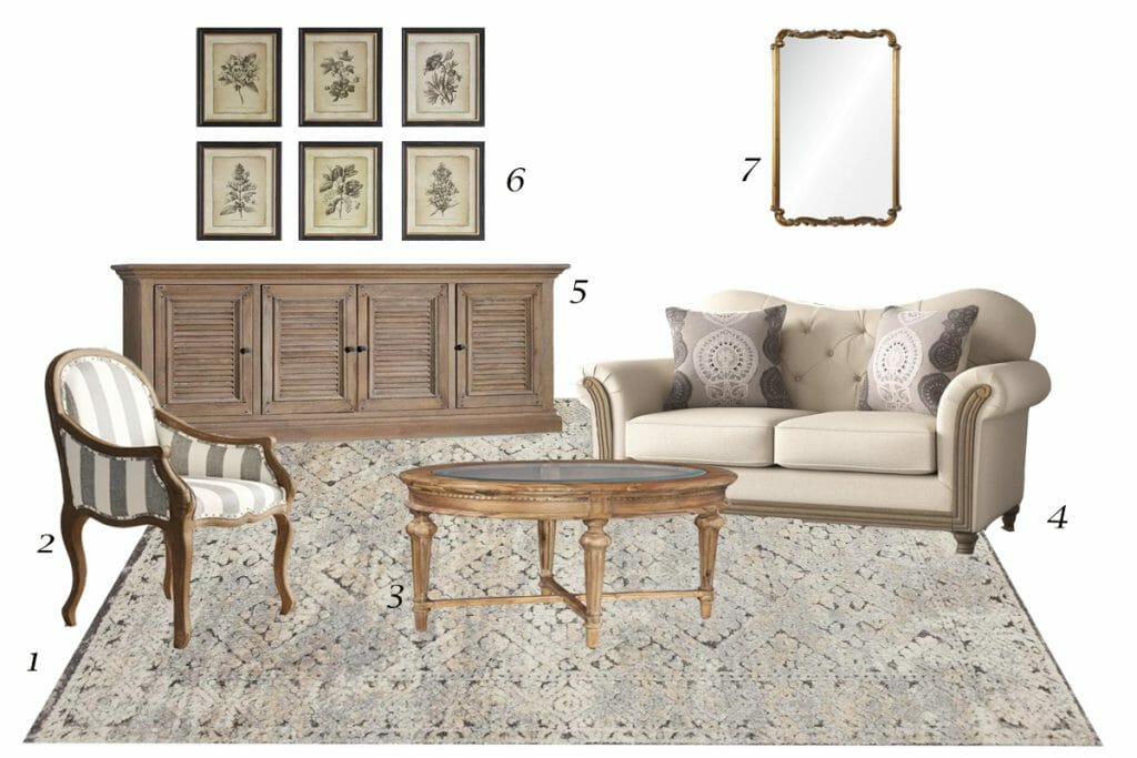 Before & After: French Country Interior Design - Decorilla Online ...