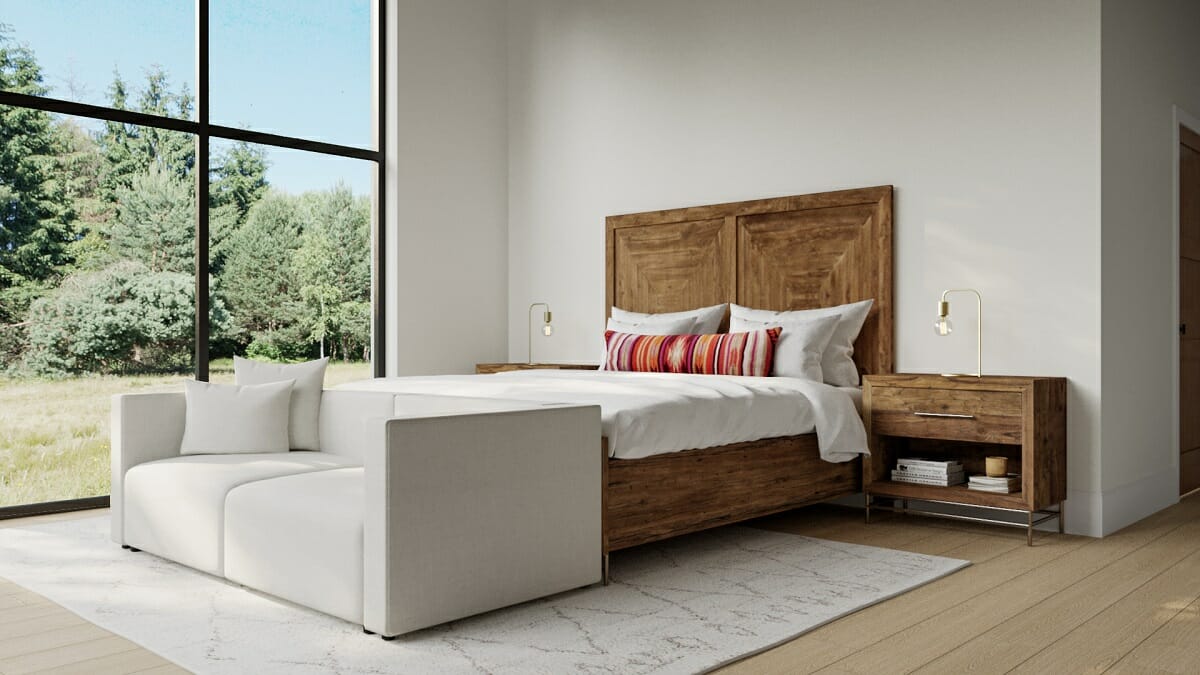 Master bedroom by online interior designer Selma Arapcic