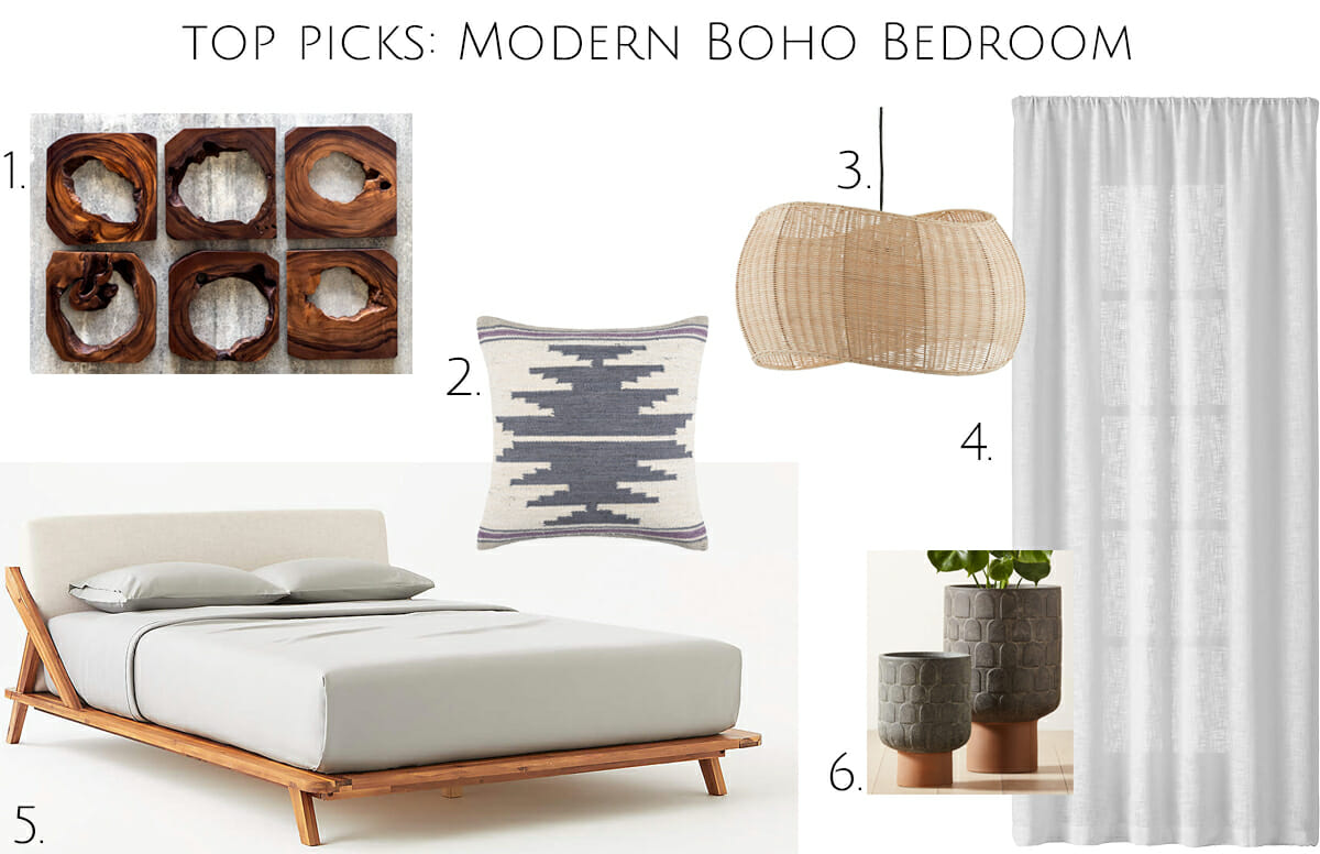 Modern boho bedroom top picks