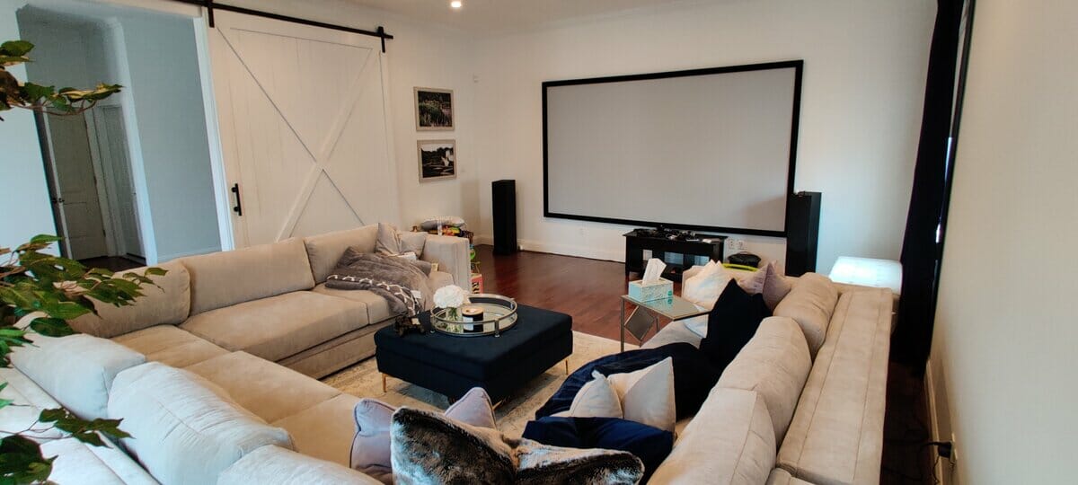 Neutral living room before Decorilla online interior design