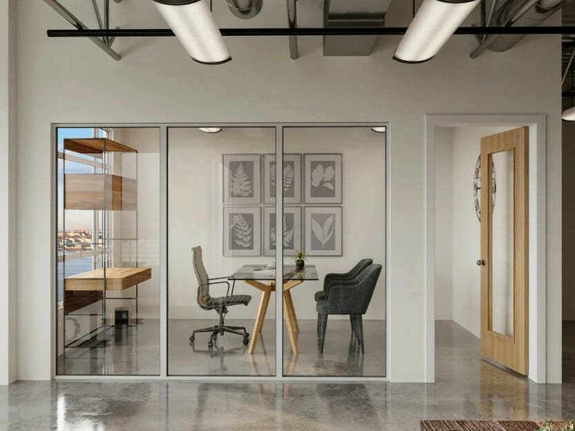 Open concept office design - Theresa G