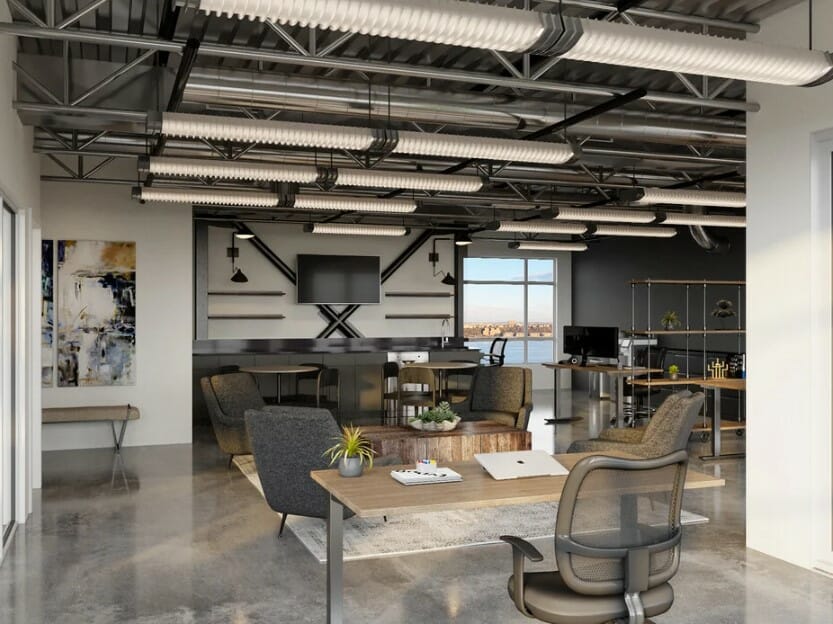 Open concept office