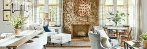 Transitional rustic living rooms
