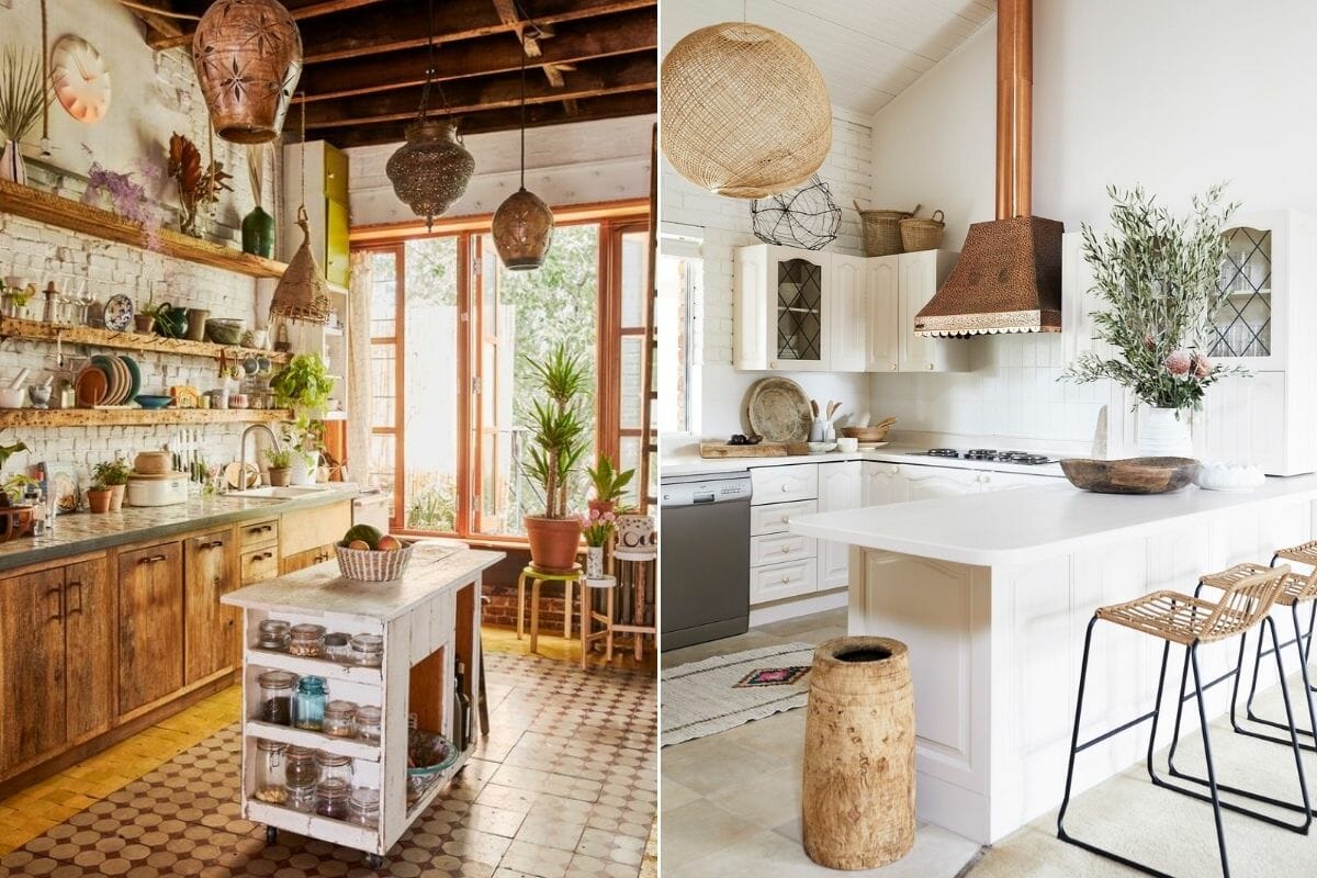 boho kitchen decor