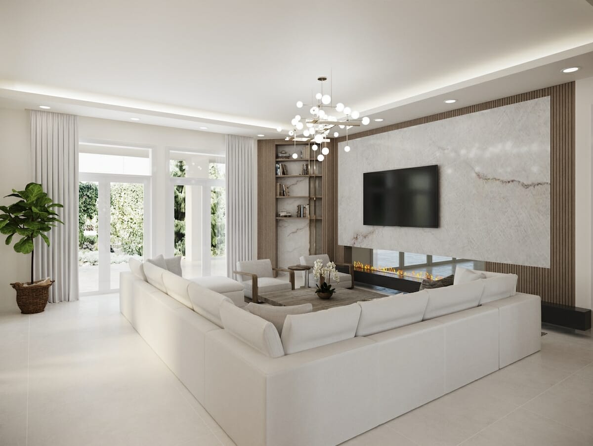 high end living room design