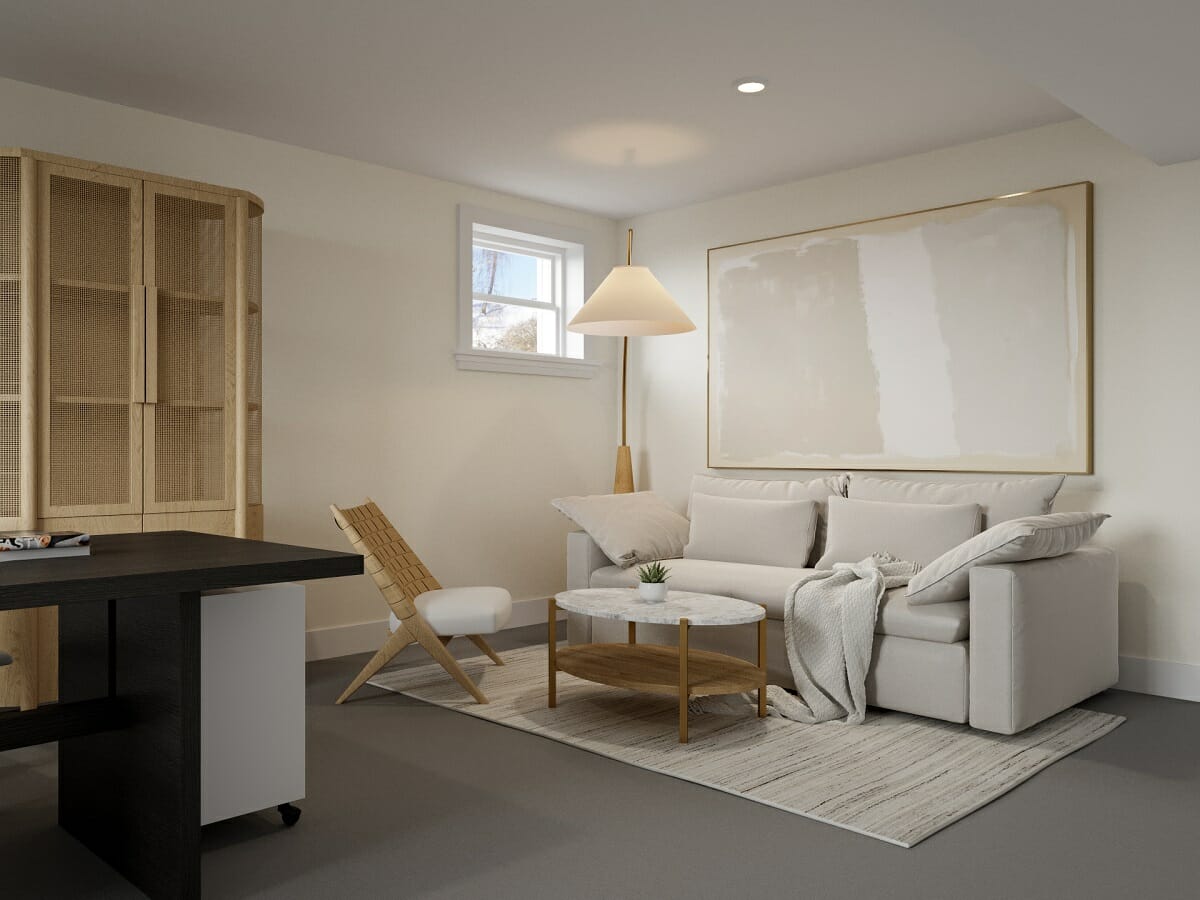 Home office virtual interior design - Maya M