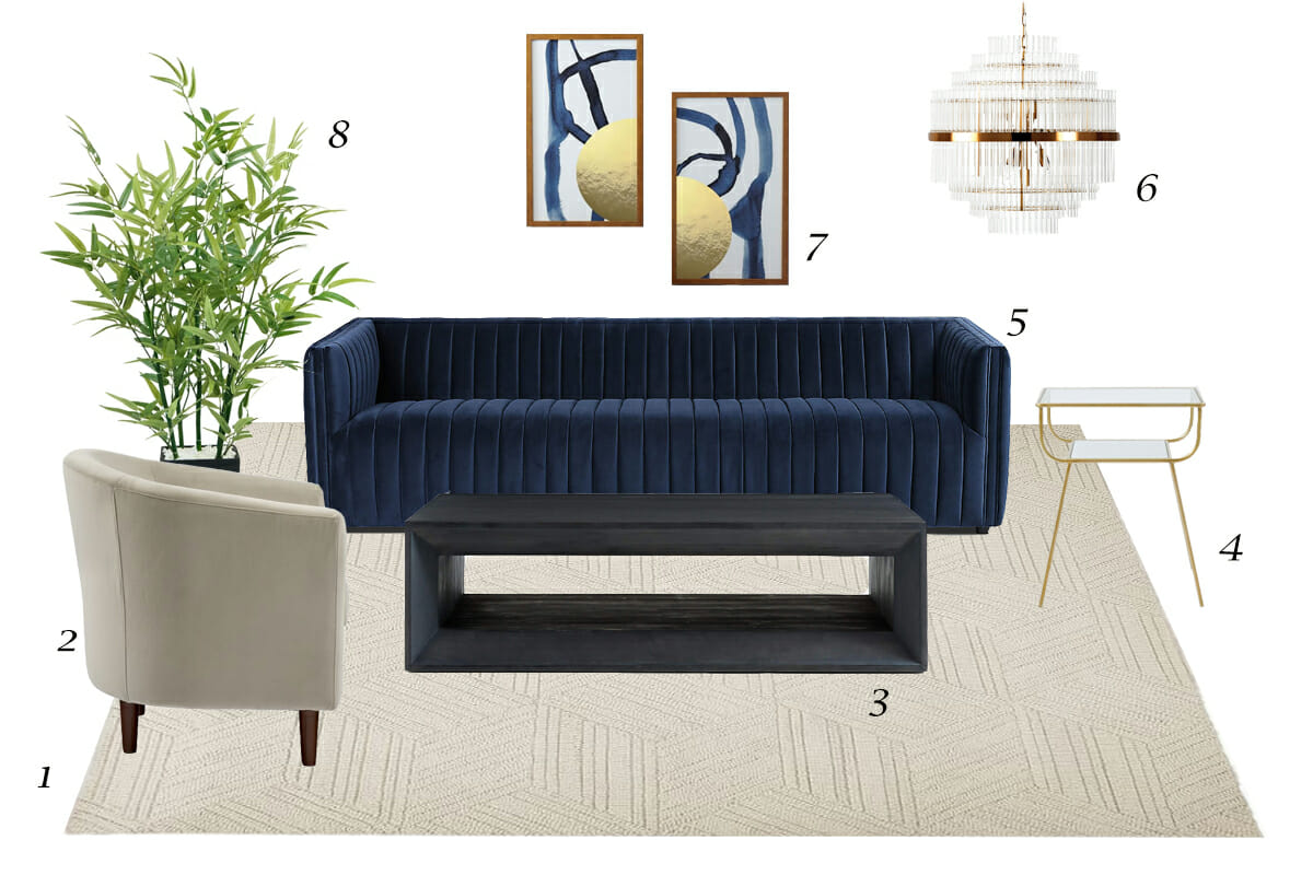 Luxury living room decor top picks by Decorilla