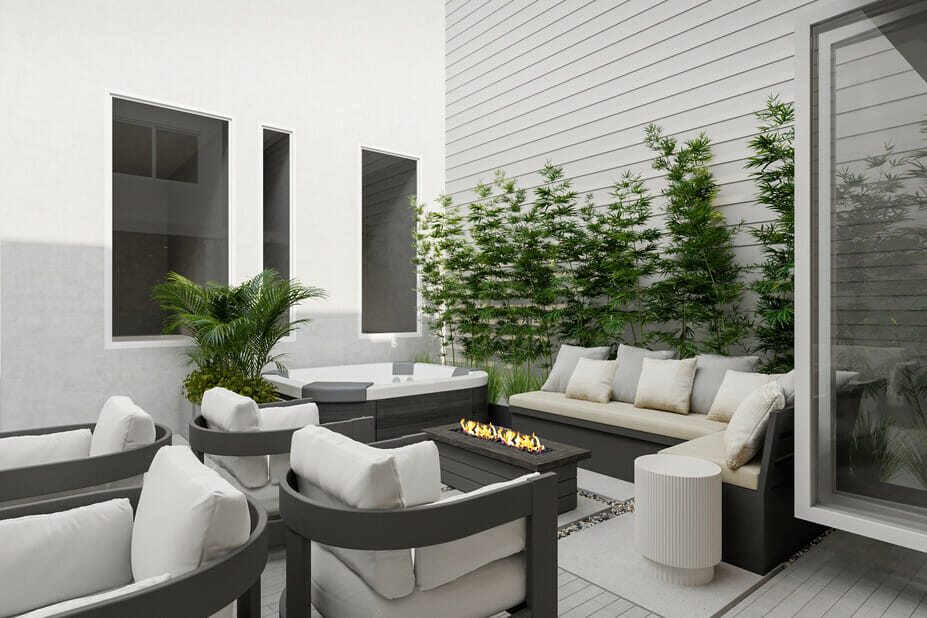 Outdoor furniture ideas with greenery - Wanda P