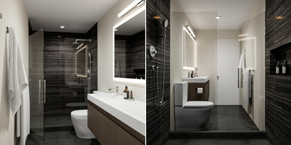 modern bathroom design styles