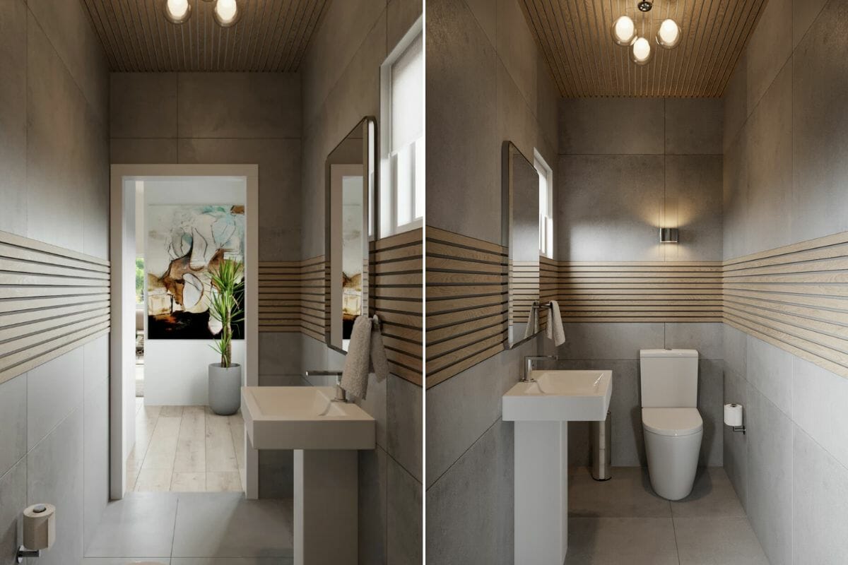 modern home décor in a bathroom - Wanda P