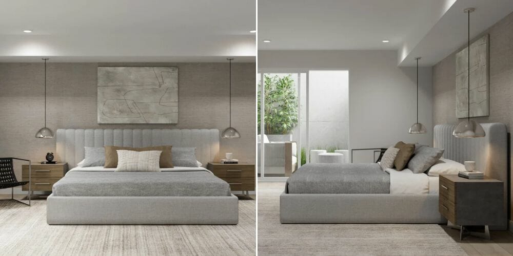 modern house interior - bedroom by Wanda P