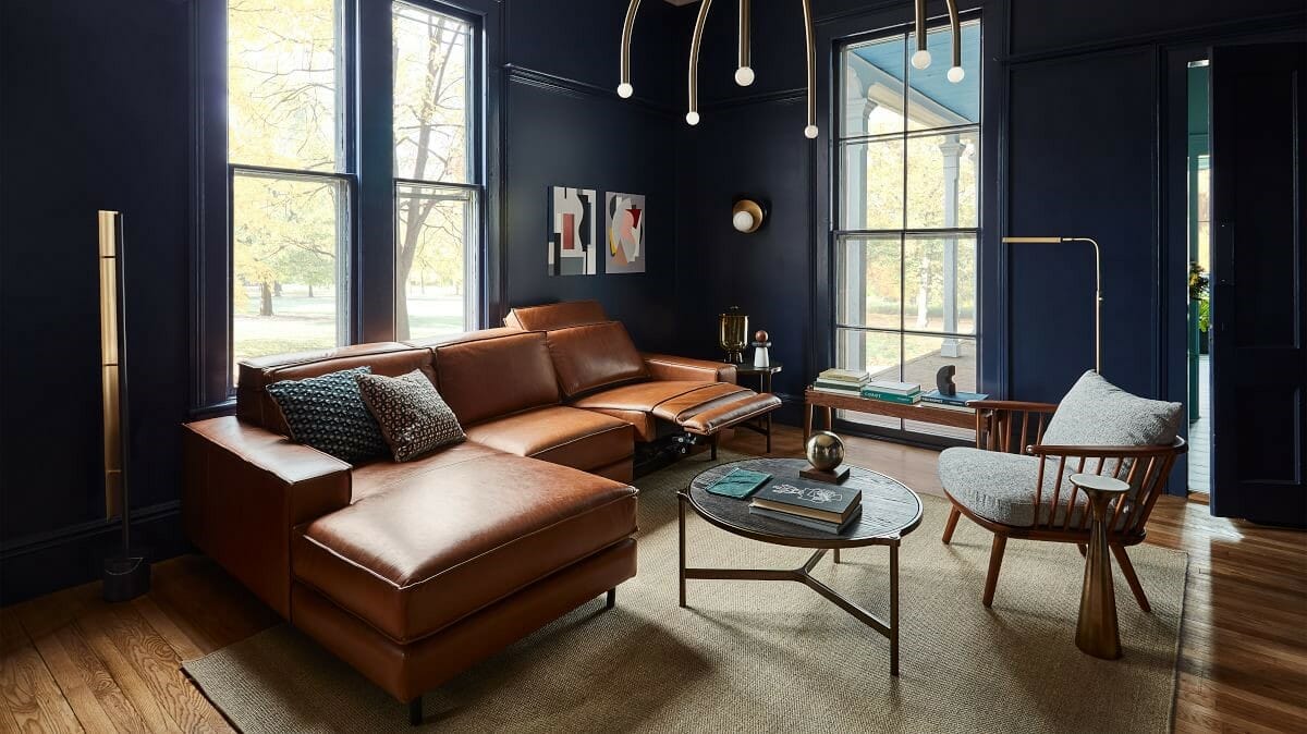 Best reclining leather sectional - West Elm