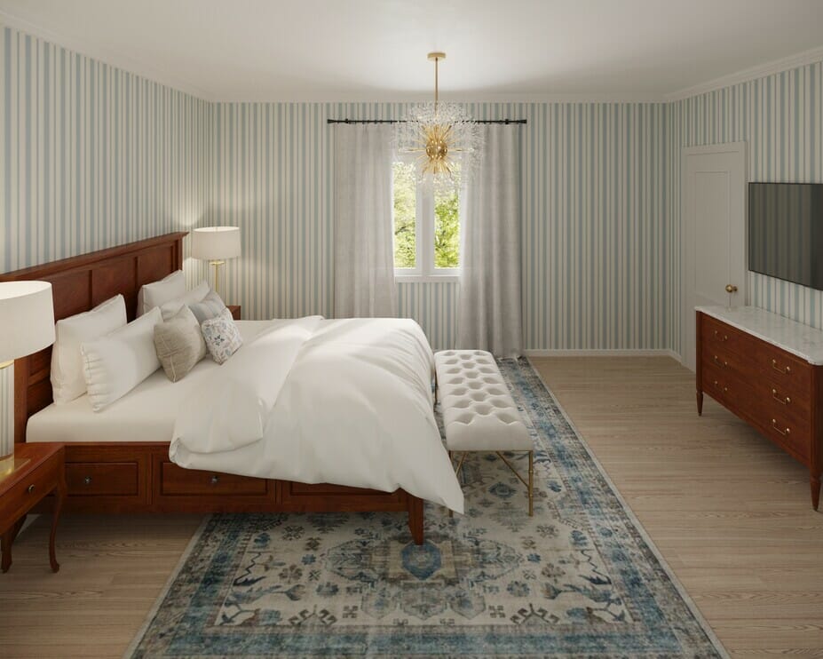 Classic bedroom interior design and remodeling - Laura A