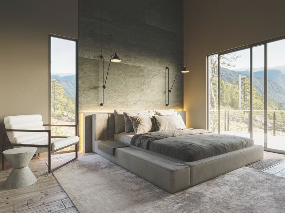 Contemporary bedroom interior design - Darya N