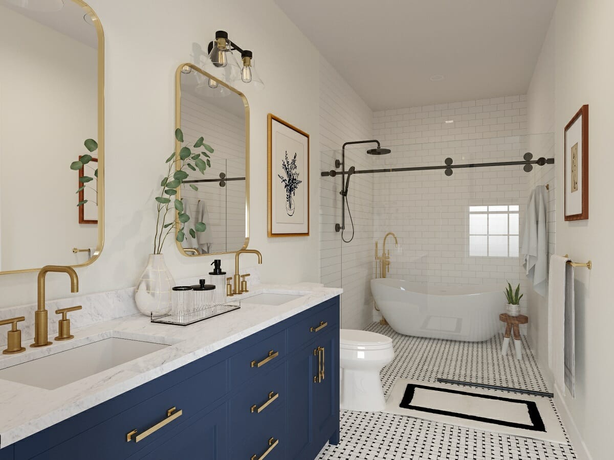 Contemporary design style for a bathroom - Casey H