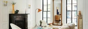 Contemporary glam living room - Mario Bellini