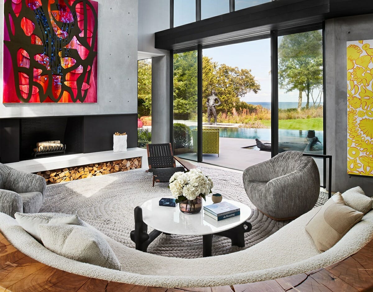 Contemporary style living room - Elle Decor