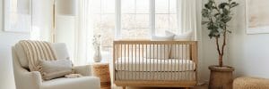 Gender neutral nursery color ideas with a boho look