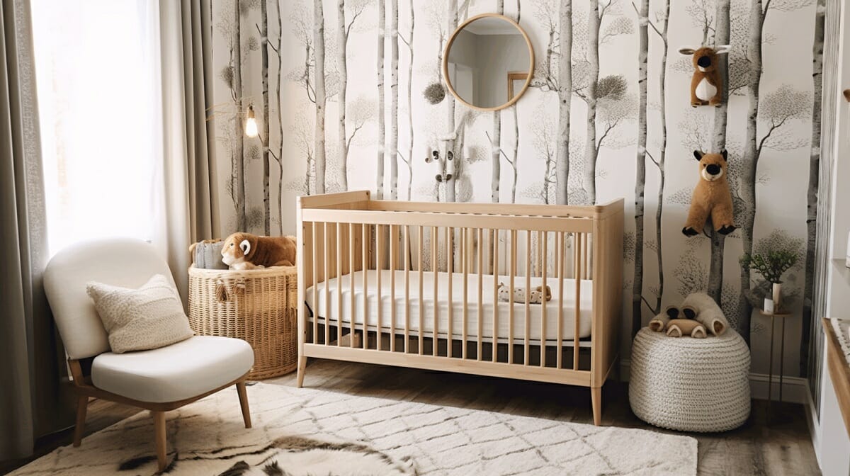 Gender neutral nursery themes and ideas with a woodlands look