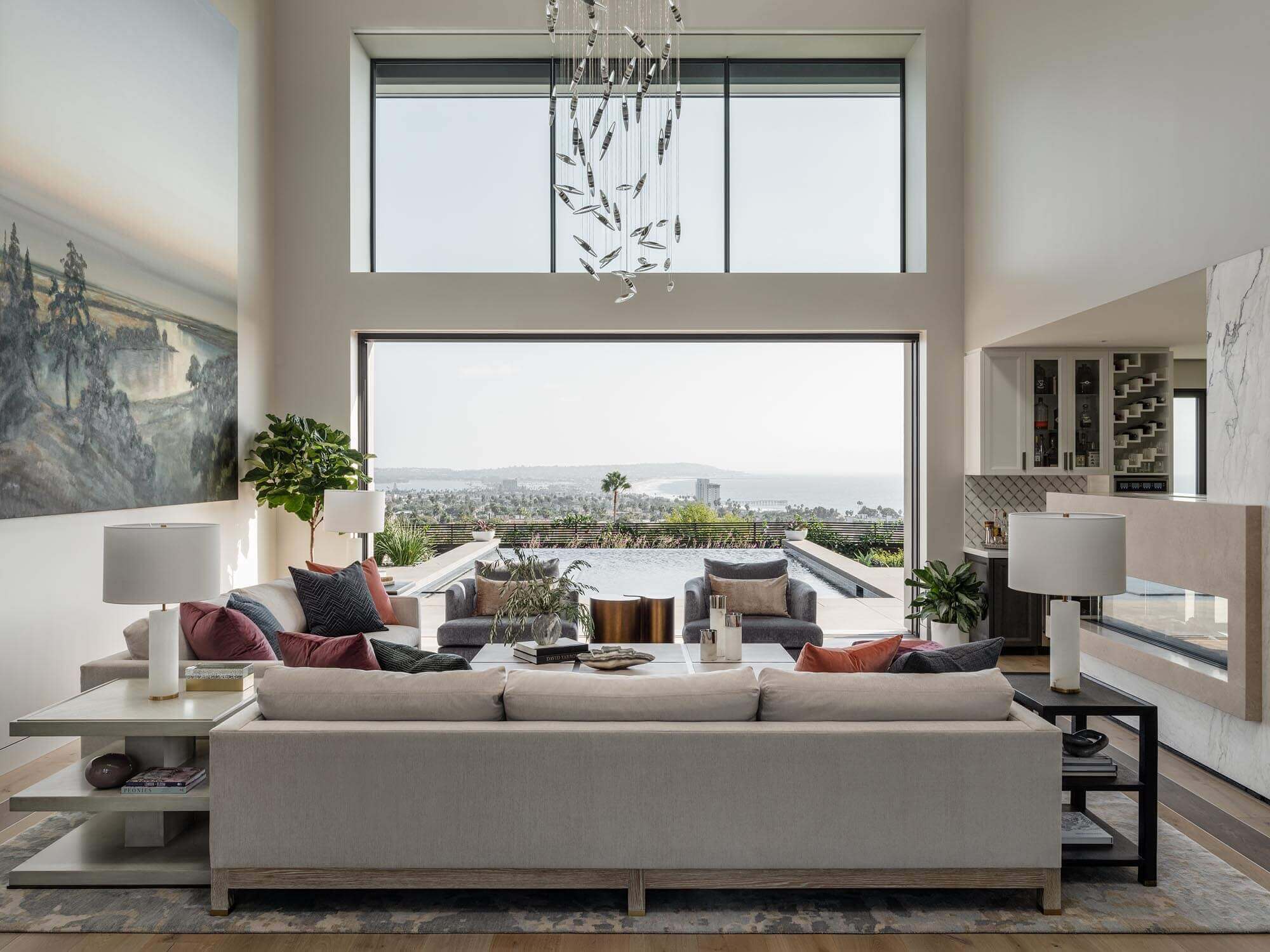 Living-Room by Top-10 San Diego interior designers