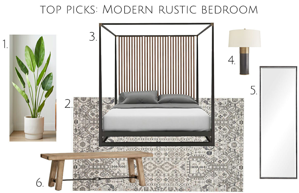 Modern rustic bedroom design top picks