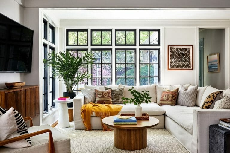 Most Comfortable Sectional Sofa In A Living Room Zoe Feldman Design 768x512 