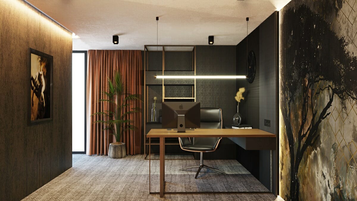 Office illustrating what is interior design - Kristina B