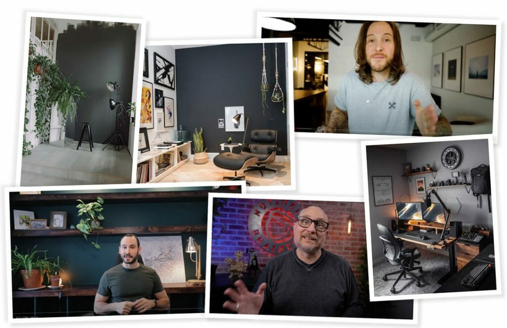 Before and After Home YouTube Studio Design Decorilla Online Interior Design