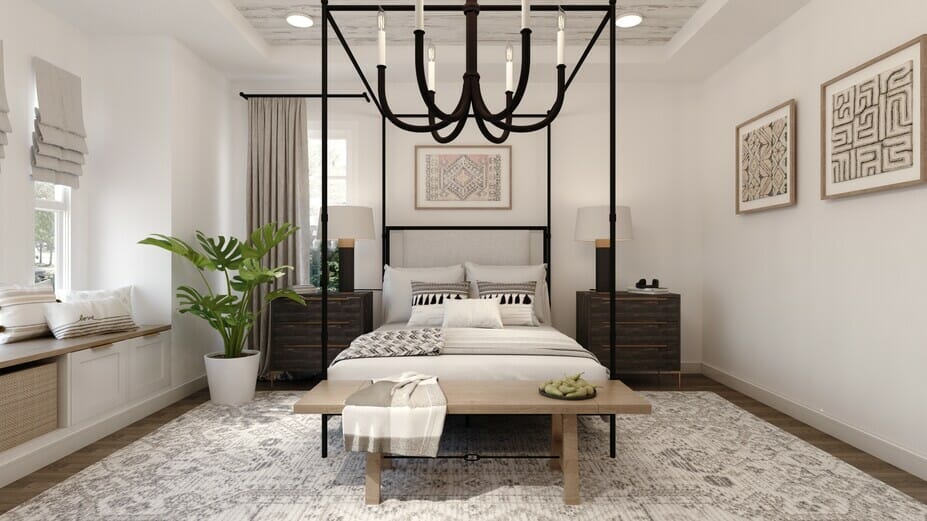 modern rustic master bedroom - Nikola P