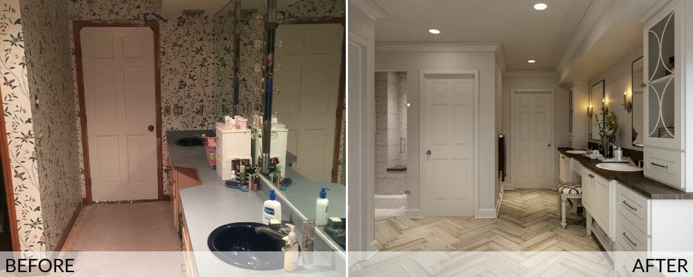 Bathroom makeover before and after - Selma A