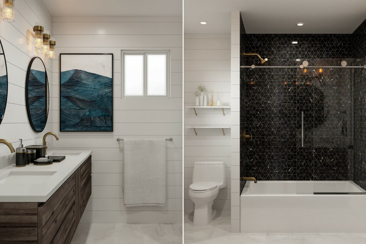 Contemporary bathroom design and decor - Jessica S