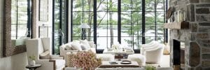 Contemporary rustic living room - House Beautiful