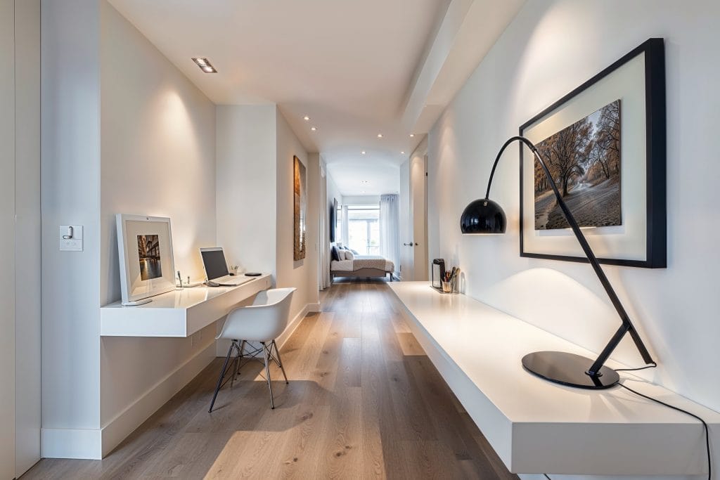 Functional Scandinavian home office nook in an interior by Decorilla