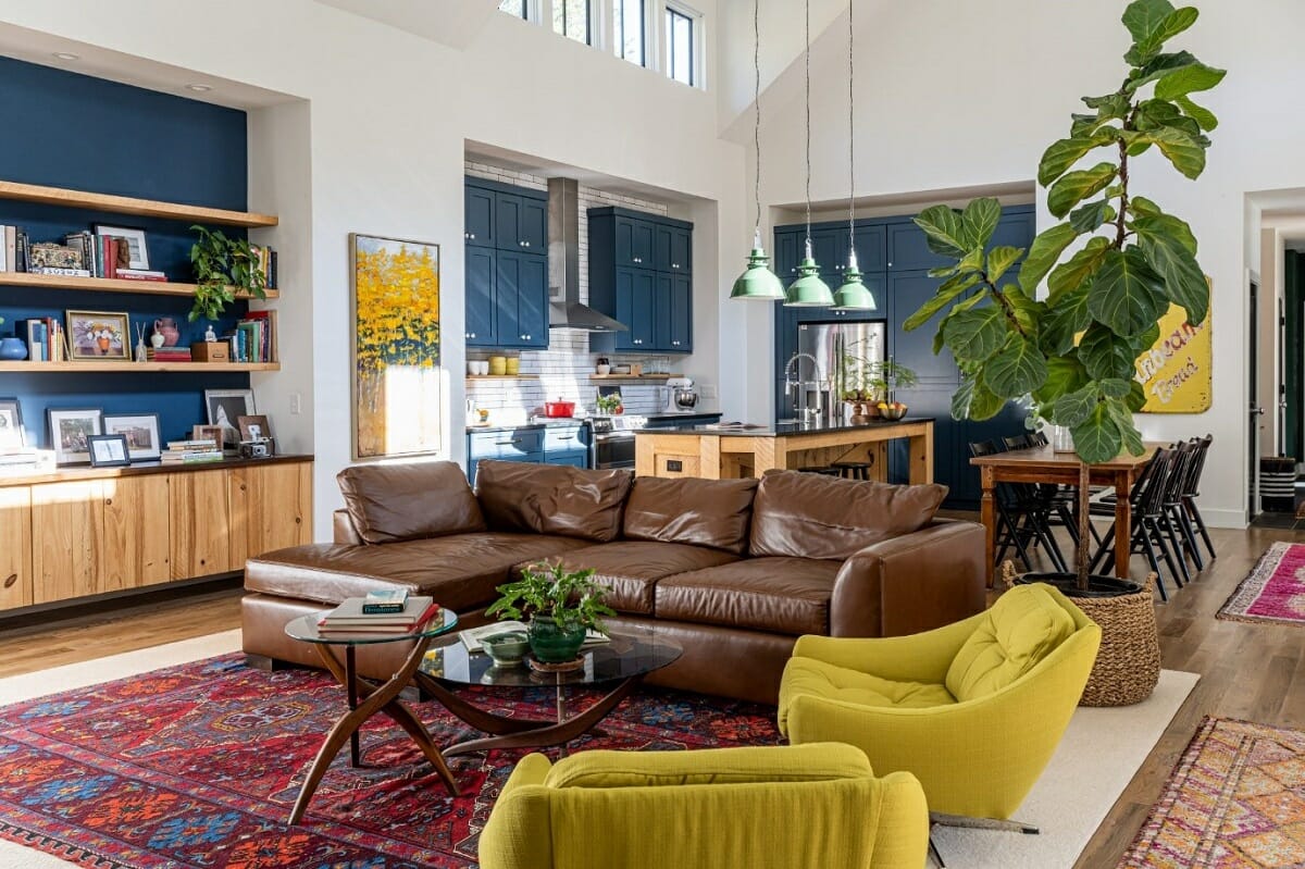 Asheville Interior Design Contemporary Craftsman Before After
