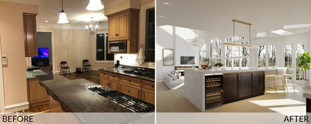 Kitchen makeovers before and after - Sonia C