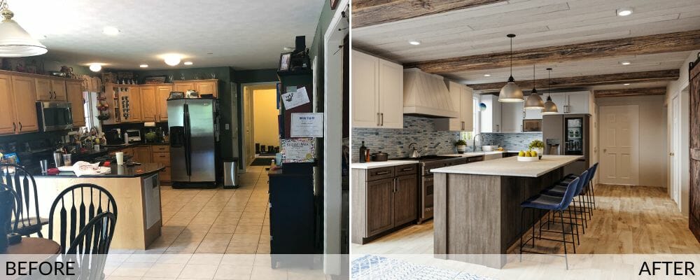 Kitchen remodel before and afters - Wanda P