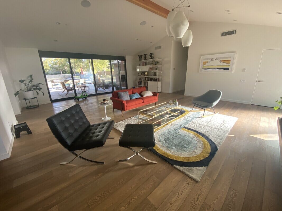 MCM living room before online interior design