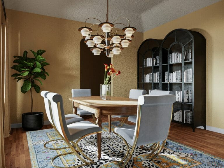 Before & After: Eclectic Spanish Revival Interior Update