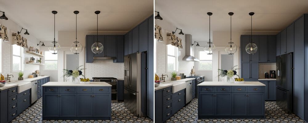 Modern vintage kitchen makeover ideas - options