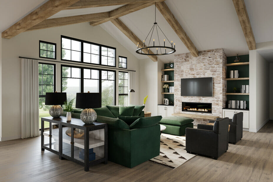 New home living room interior design - Wanda P