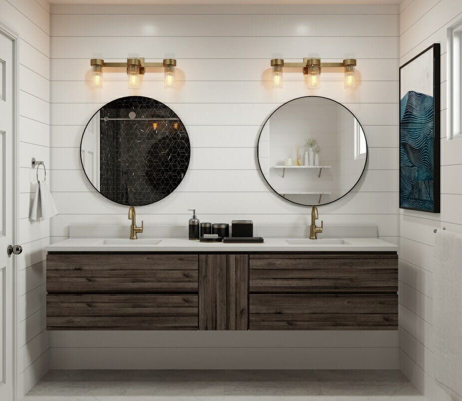 contemporary bathroom design home makeover - Jessica S