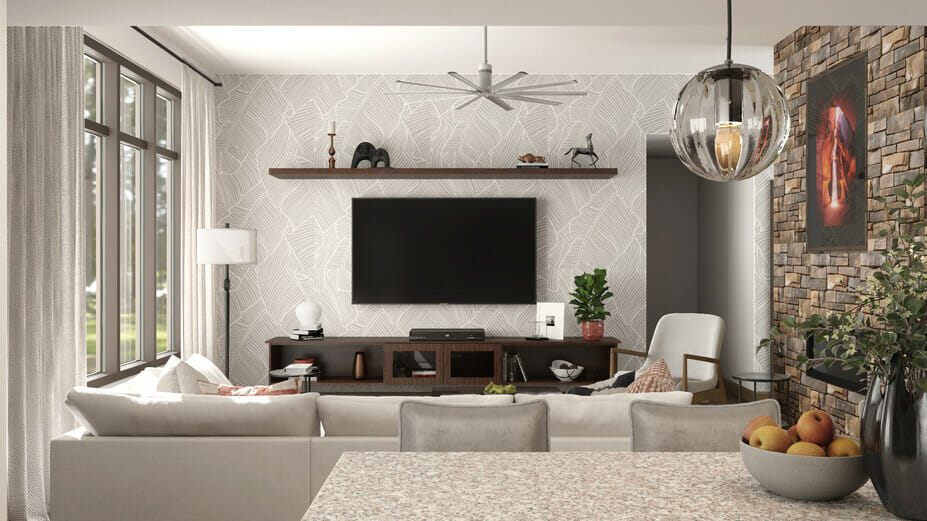 contemporary mid century modern living room - Nicola P