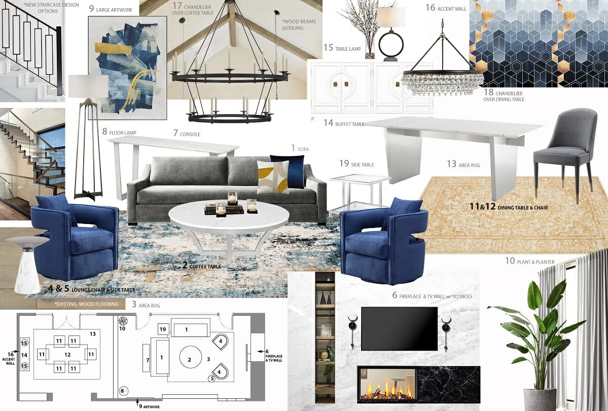 home makeover mood board