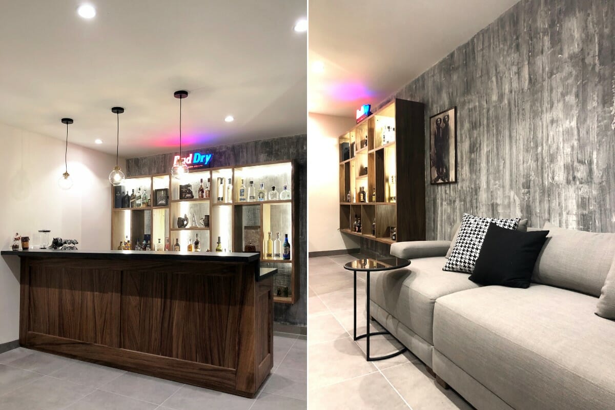 seating  Bar lounge, Basement bar designs, Speakeasy decor