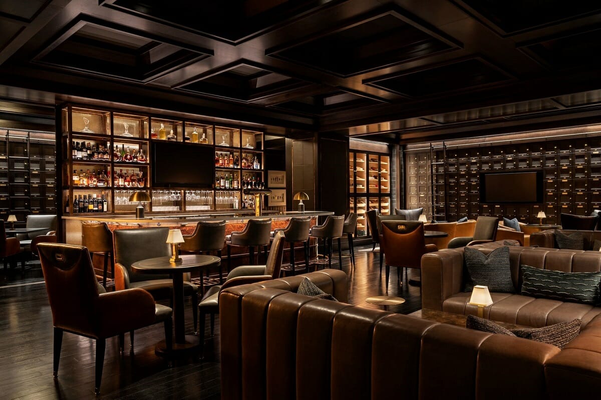 Moody Cigar Lounge Design